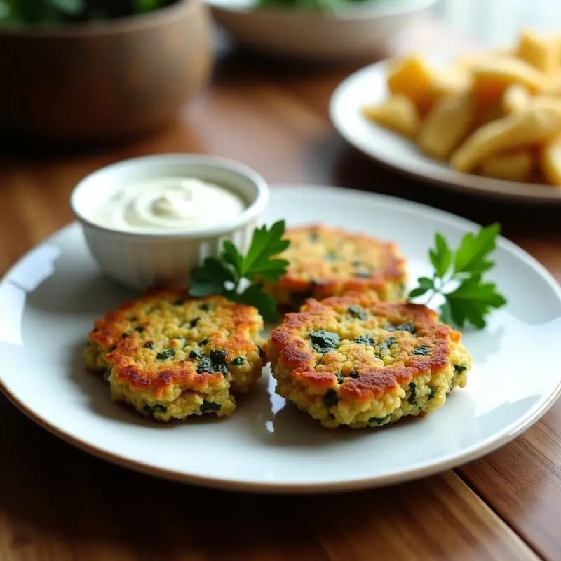 Tortitas de Espinacas y Quinoa en Airfryer: Receta Rápida y Sin Gluten para Cenar Saludable