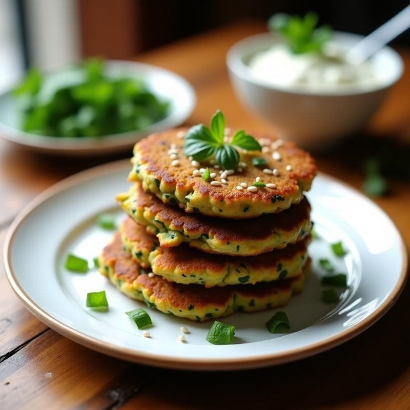 Tortitas de Espinacas y Tofu: Receta Alta en Proteína Sin Harina para Fitness