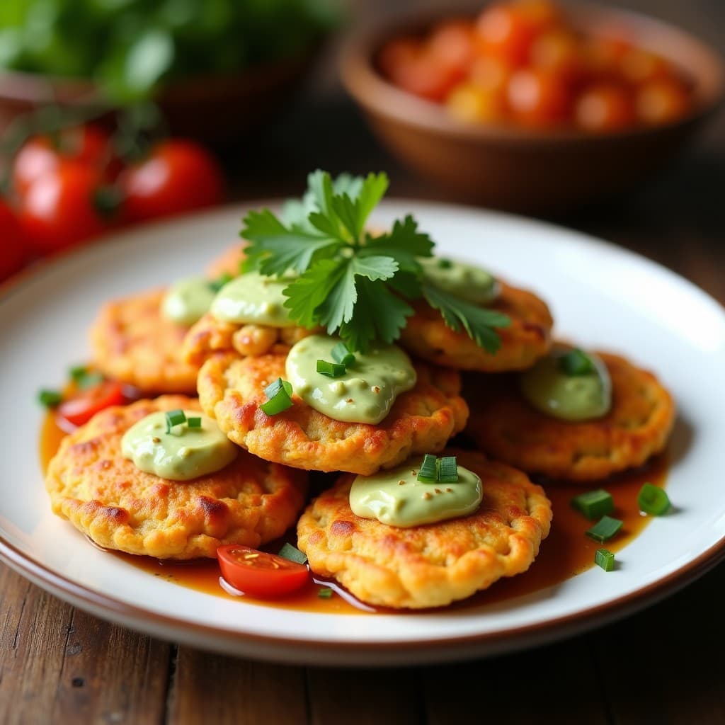 Tortitas de Harina de Garbanzo con Crema de Aguacate y Tomates Secos: Brunch Mediterráneo Sin Gluten