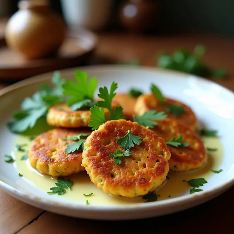 Tortitas de Garbanzo y Cilantro: Receta India de Besan Chilla Sin Gluten para Desayuno