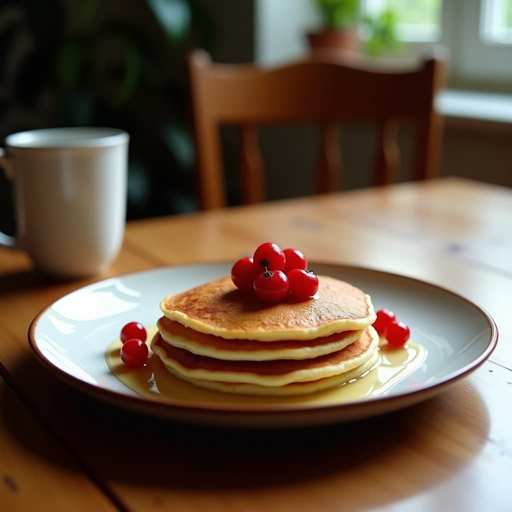 Tortitas de Harina de Coco y Camu Camu: Desayuno Amazónico Keto con Frutos Rojos Silvestres