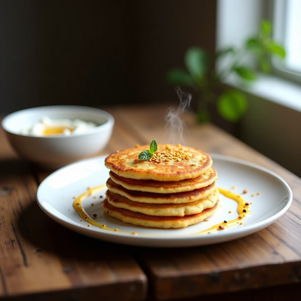 Tortitas de Harina de Sorgo y Mango en Polvo: Desayuno Africano Sin Gluten