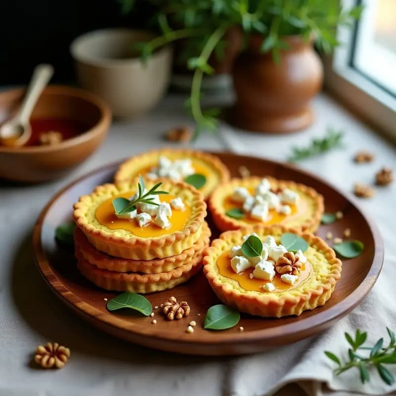 Tortitas de Maíz Azul con Queso de Cabra: Receta Rápida y Sin Gluten con Toque Gourmet