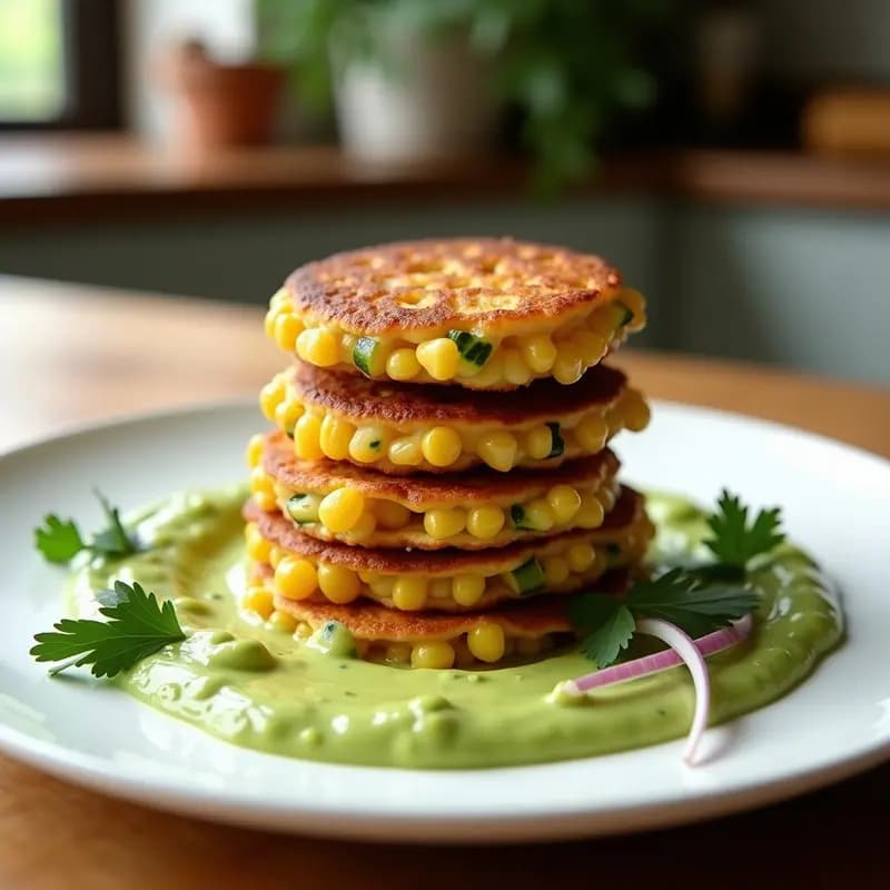 Tortitas de Maíz y Calabacín Sin Gluten: Receta Rápida y Sin Horno con 3 Ingredientes