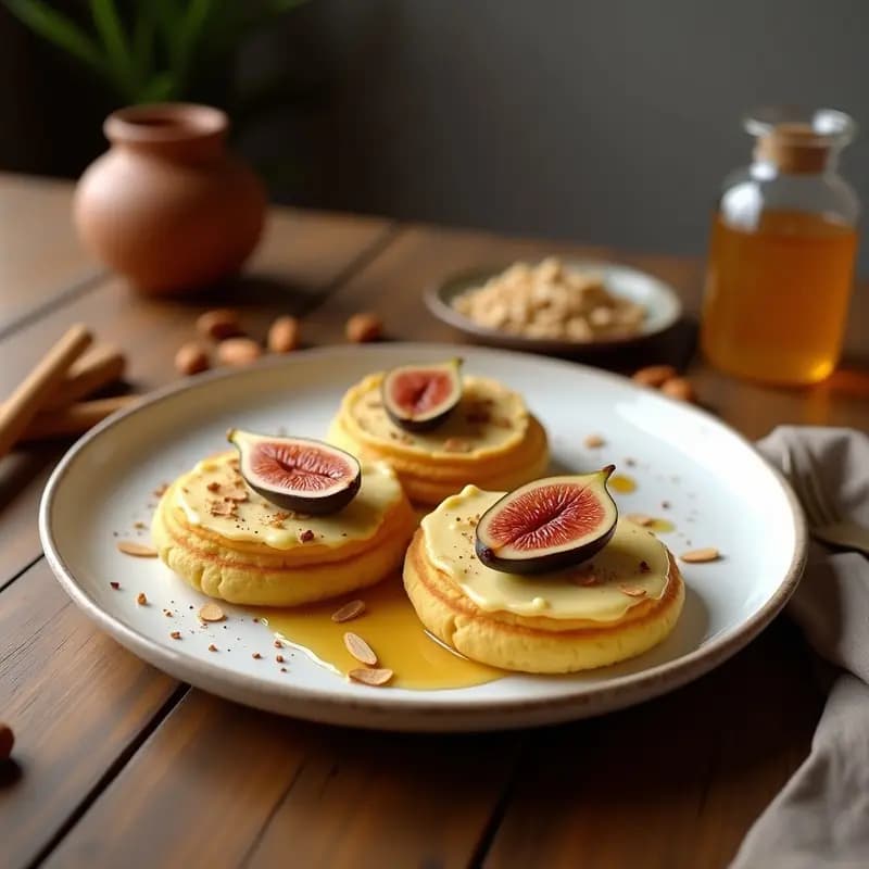 Tortitas de Maíz con Higos y Queso de Burro: Desayuno Canario Tradicional