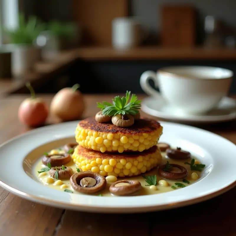 Tortitas de Maíz con Hongos Ostra Ahumados: Receta Rápida y Alta en Umami
