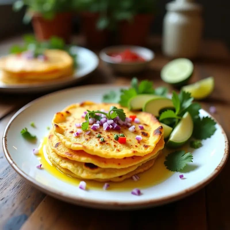 Tortitas de Maíz y Huevo: Receta Express para Desayunos con Proteína
