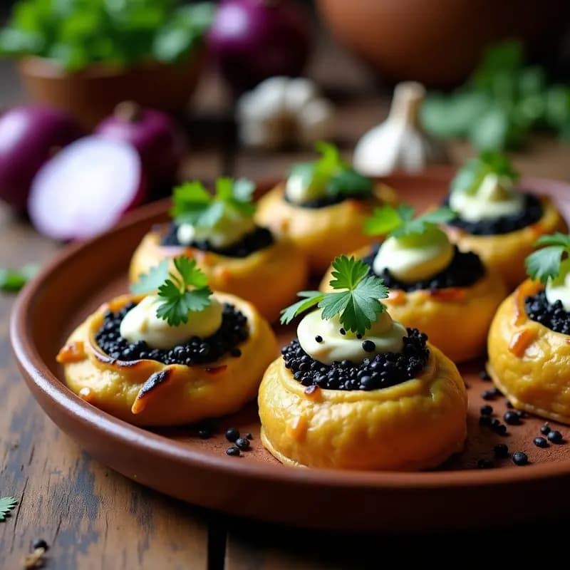 Tortitas de Maíz con Huitlacoche y Queso de Cashew: Receta Mexicana Gourmet y Vegana