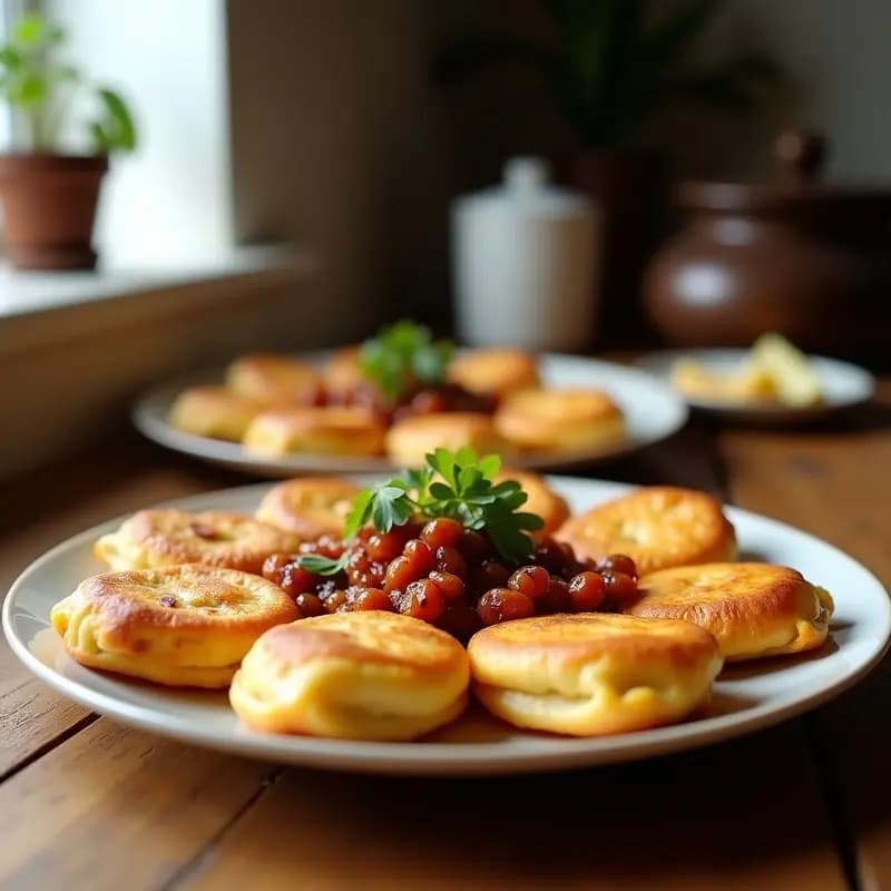 Tortitas de Maíz con Queso Fundido y Chorizo: Aperitivo Mexicano Adictivo