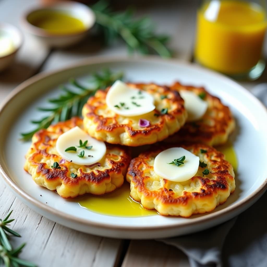 Tortitas de Maíz y Queso Pecorino: Desayuno Francés en Thermomix Crujiente