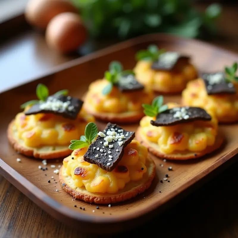 Tortitas de Maíz con Trufa Negra: Receta Express en 15 Minutos con Toque Gourmet