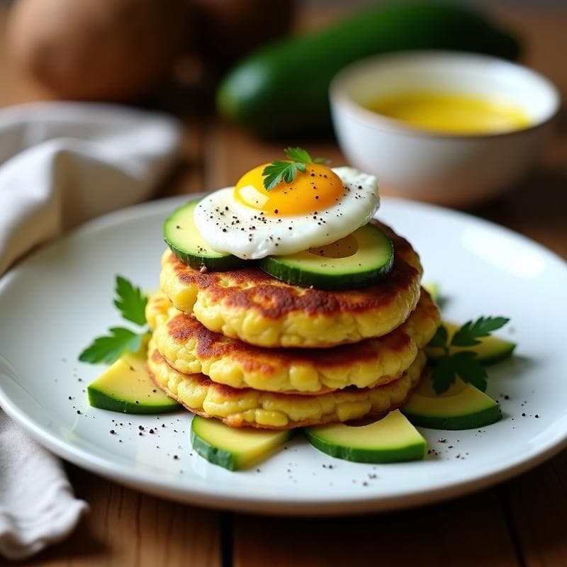 Tortitas de Maíz y Zucchini Keto: Receta Sin Harina y Baja en Carbohidratos en 20 Minutos
