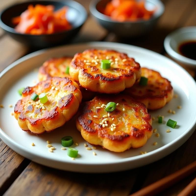 Tortitas de Kimchi y Tofu: Receta Probiótica en Airfryer para una Digestión Óptima