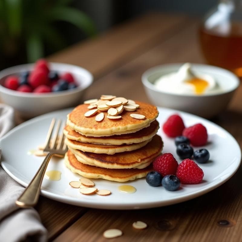 Tortitas de Avena y Coliflor: Receta Proteica sin Harina para Desayunos Saludables