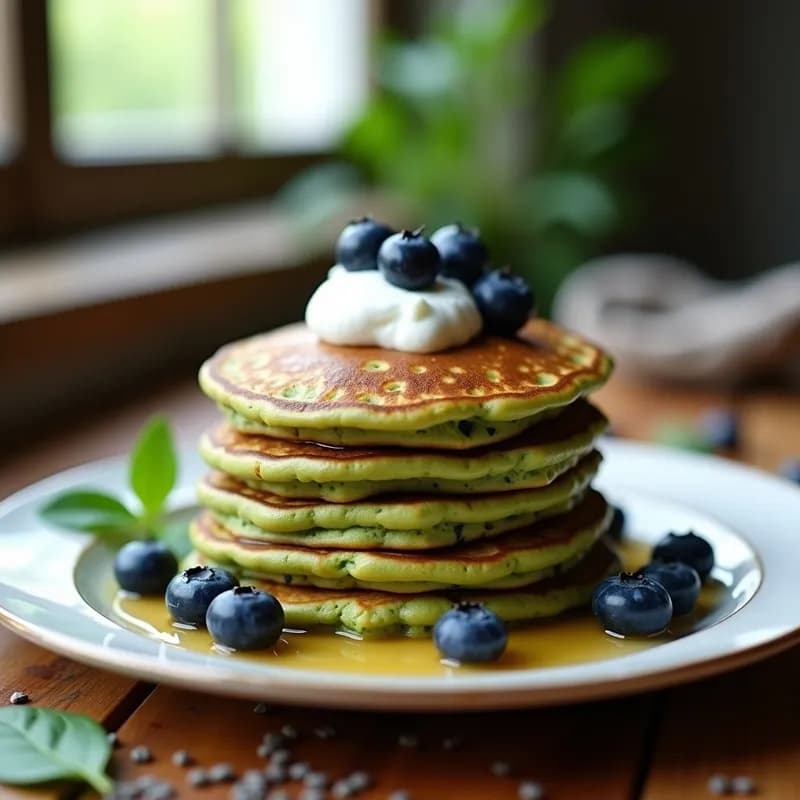 Tortitas de Espinaca y Plátano: Receta Proteica al Horno Sin Harina