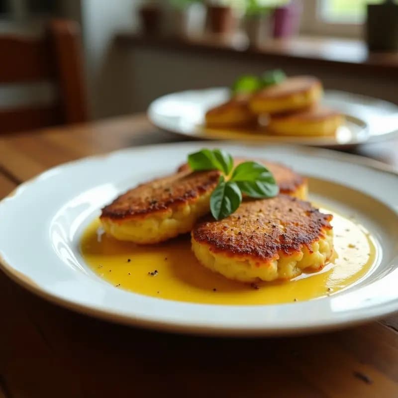 Tortitas de Polvo de Proteína y Puré de Boniato: Desayuno Fitness sin Harina
