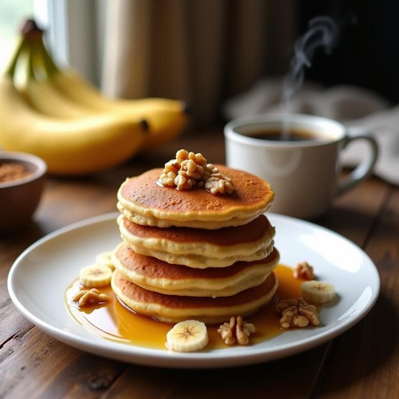 Tortitas de Café y Plátano: Receta Proteica en Thermomix en 15 Minutos
