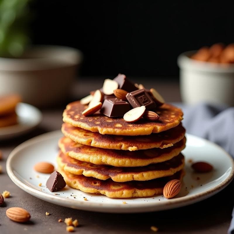 Tortitas de Quinoa Inflada con Chocolate 85%: Postre Keto y Crujiente