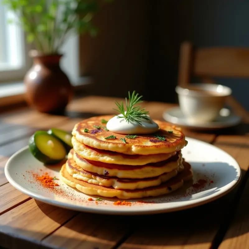 Тговери (Tortitas Rusas) de Patata y Champiñones: Desayuno Eslavo Sin Gluten