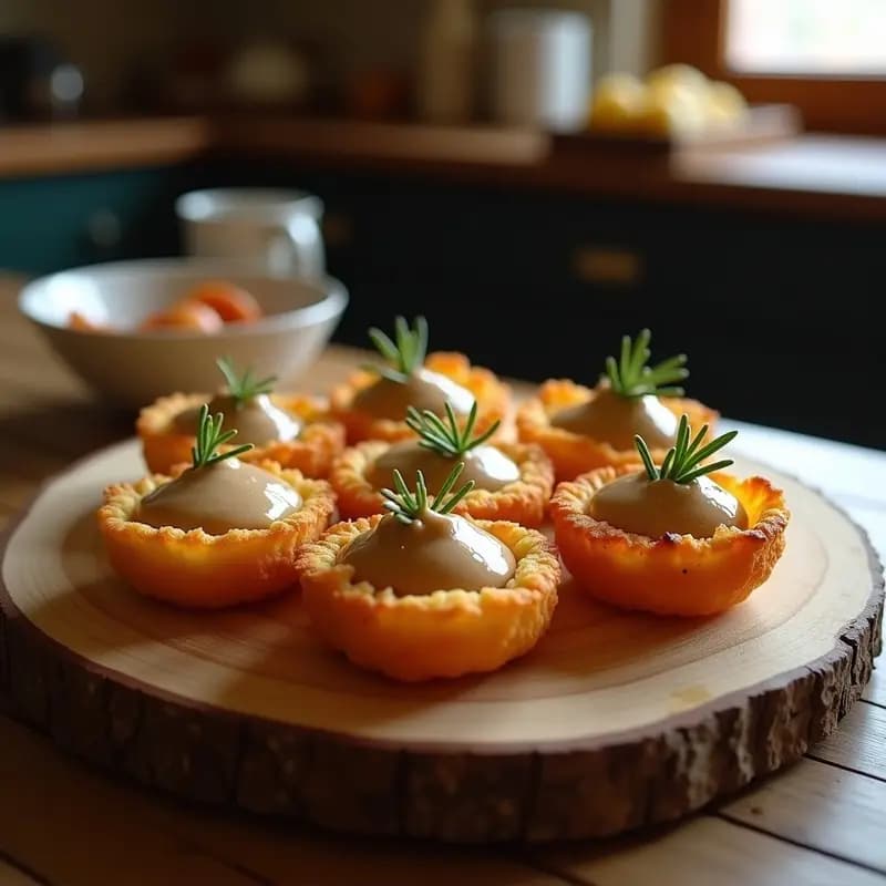 Tortitas de Socarrat con Crema de Foie Gras: Aperitivo Valenciano Gourmet y Crujiente