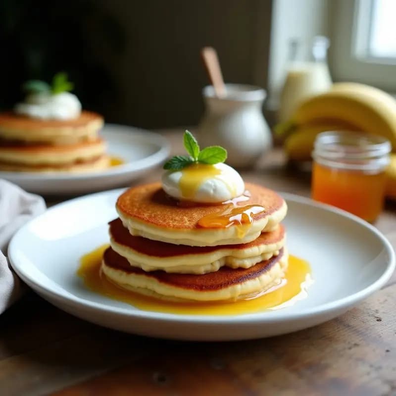 Tortitas de Harina de Sorgo y Queso de Anacardos: Desayuno Sin Gluten en Thermomix
