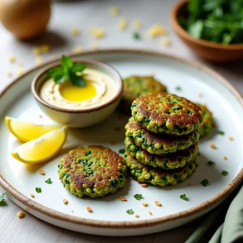Tortitas Verdes de Espinaca y Quinoa: Receta Vegana y Sin Gluten en 20 Minutos