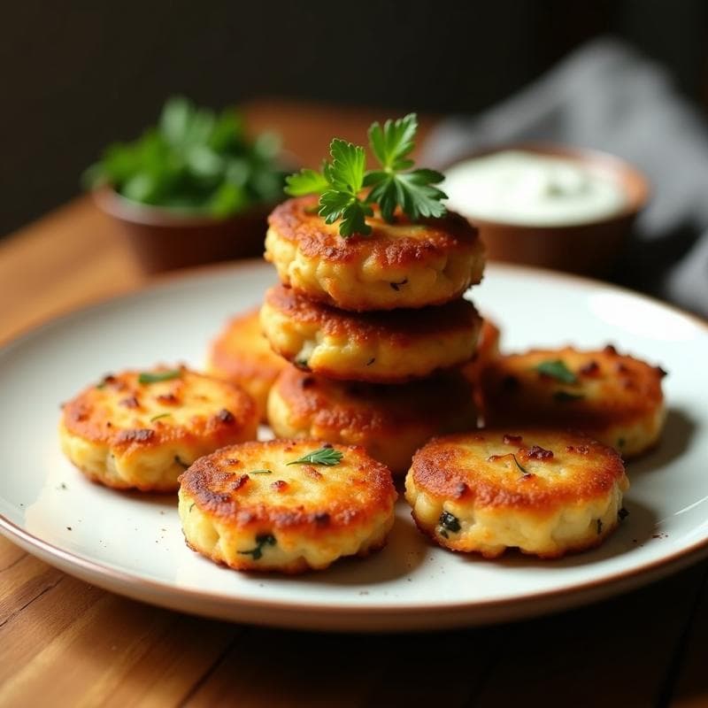Tortitas de Harina de Yuca y Camarones Secos: Receta Brasilera Keto en Airfryer