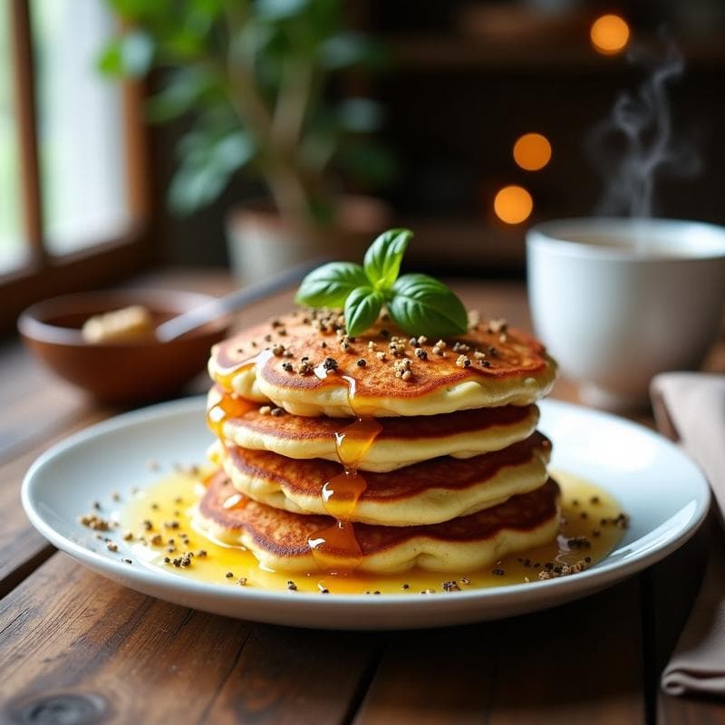 Tortitas de Zaatar y Yogur Griego: Receta Árabe Esponjosa en 15 Minutos