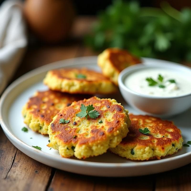 Tortitas de Zucchini y Quinoa en Airfryer: Receta Sin Gluten y Alta en Proteína en 15 Minutos