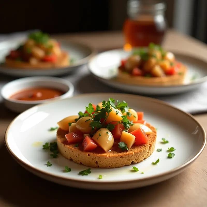 Tosta de escalivada y anchoas: Aperitivo catalán con contrastes de sabor