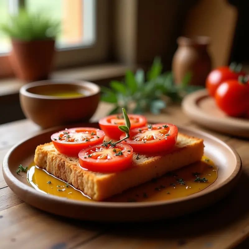 Tosta de Pan con Tomate y Aceite de Oliva: Receta Catalana Vegana y Sin Gluten