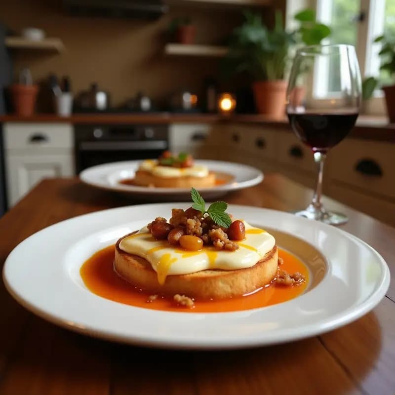 Tosta de Queso Brie, Mermelada de Higo y Nueces: Entrante Dulce-Salado en 5 Minutos