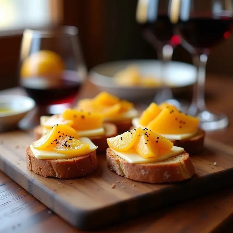 Tosta de Queso Idiazábal y Membrillo: Tapa Navarra Dulce-Salada