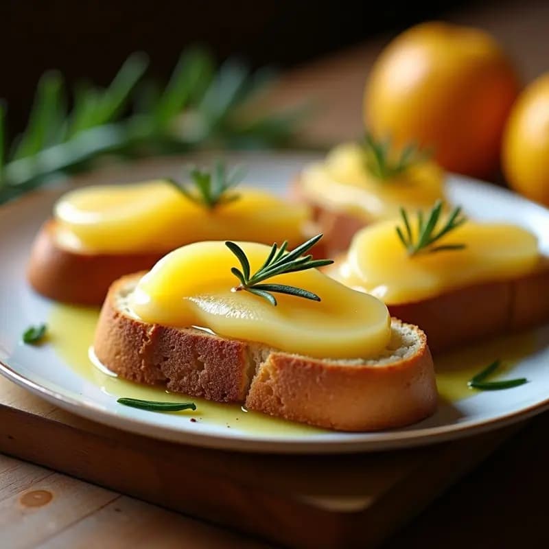Tosta de Queso Manchengo con Membrillo: Aperitivo Español Dulce-Salado