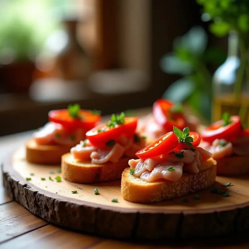 Tosta de Ventresca y Piquillos: Tapa de Autor con Ingredientes Nobles