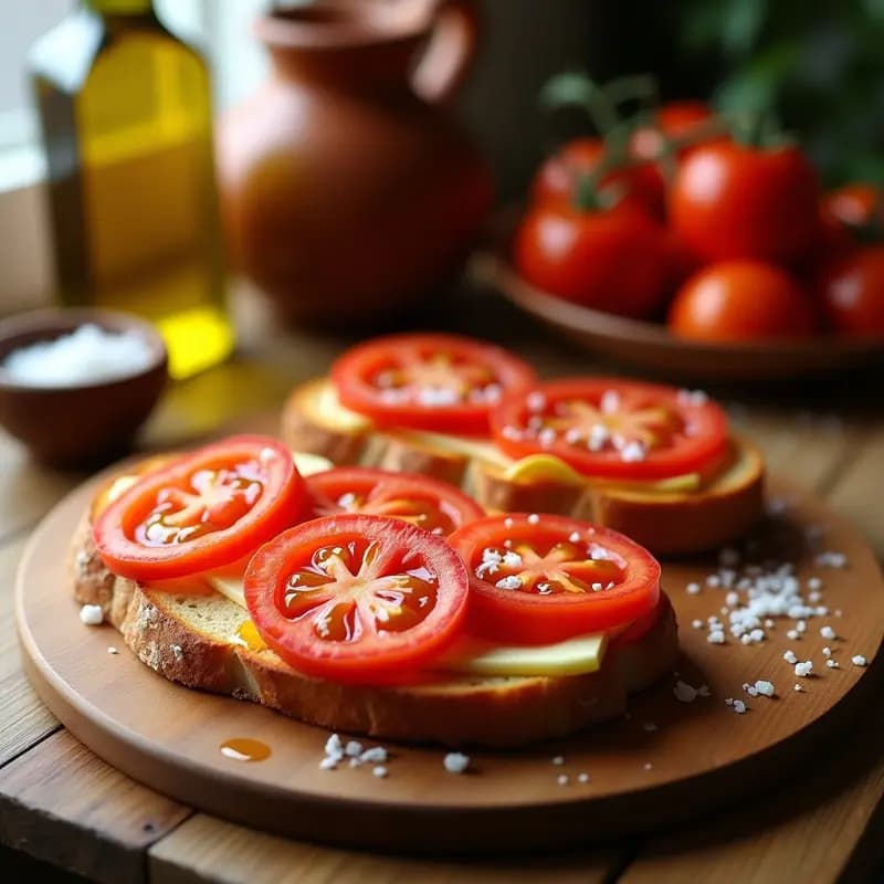 Tostada con Aceite y Tomate: Receta Catalana para Desayunar en 5 Minutos