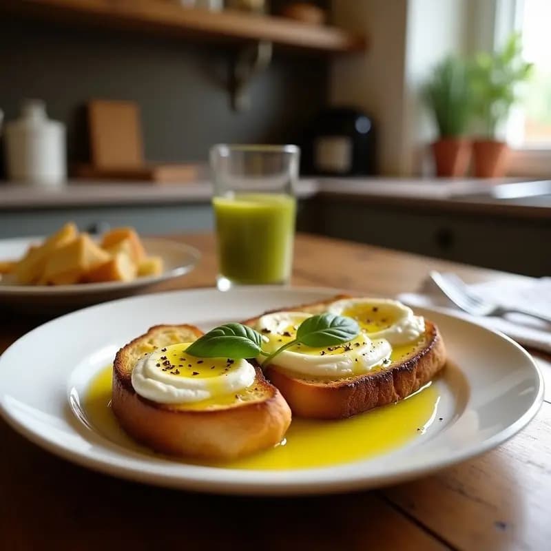 Tostadas con Aceite y Ajo: Desayuno Mediterráneo Rápido y Saludable