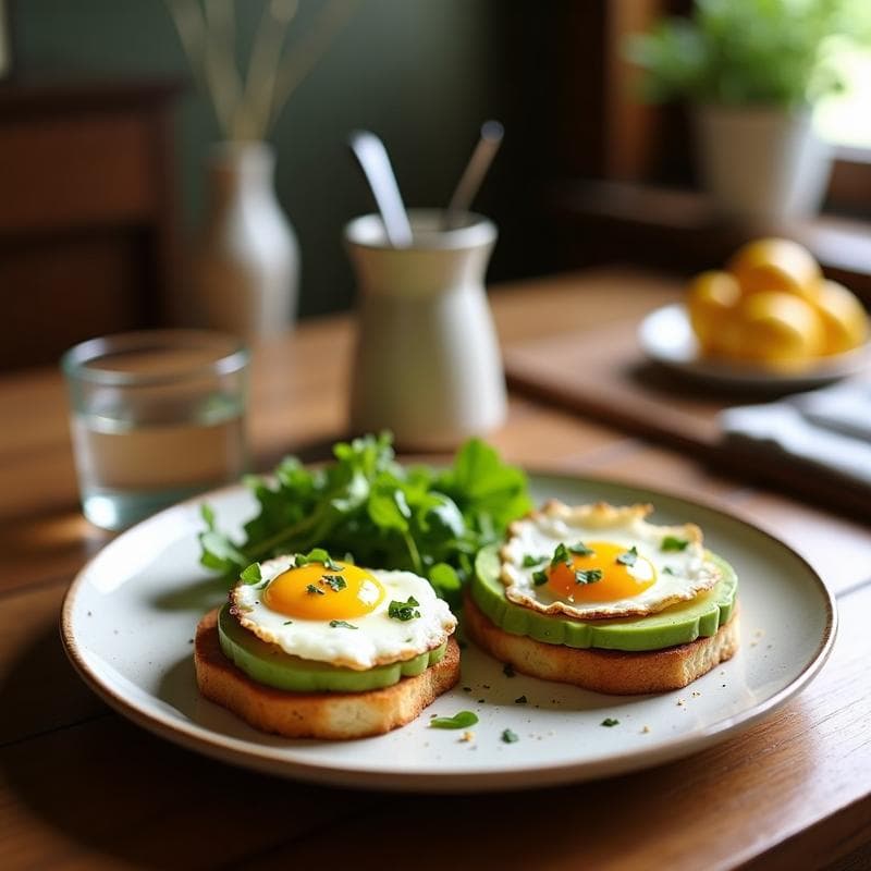 Tostadas de aguacate y huevo de codorniz con semillas de amapola: Desayuno proteico en 5 minutos