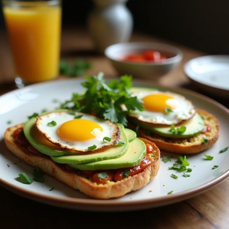 Tostadas de Aguacate con Huevo Pochado Vegano: Receta Alta en Proteína en 15 Minutos