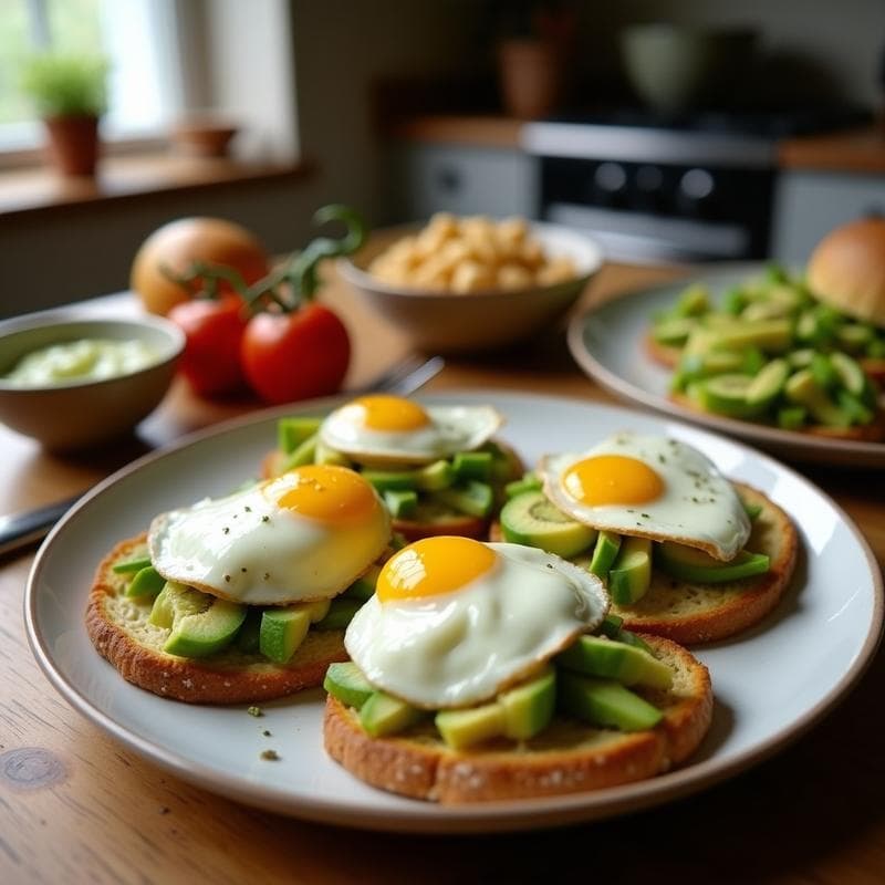 Tostadas de Aguacate y Huevo Poché: Receta Rápida y Nutritiva para Desayunar en 15 Minutos
