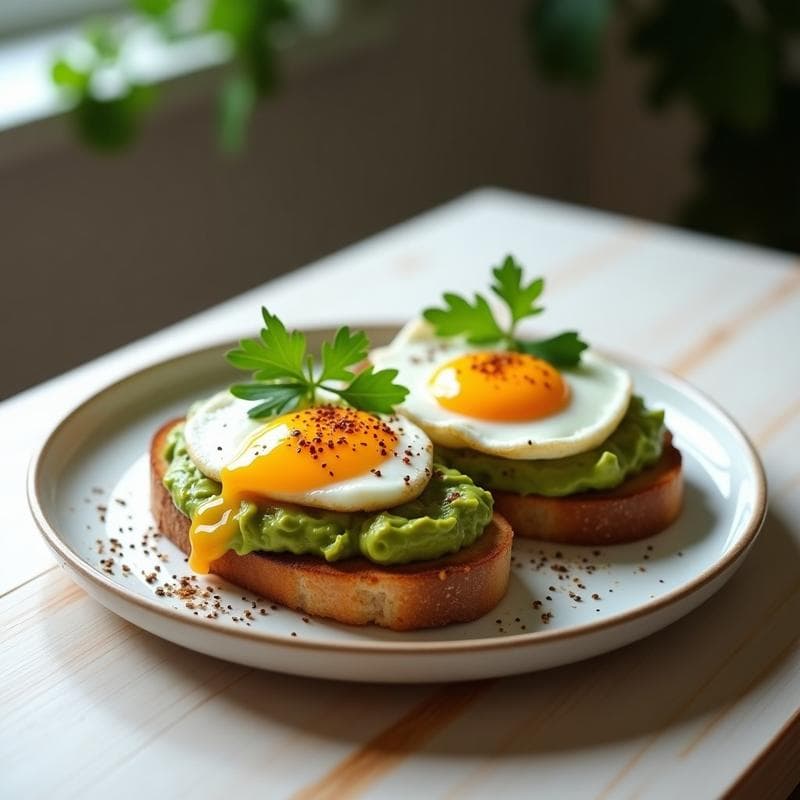 Tostadas de Aguacate y Huevo Poché: Receta Express para Desayunos Saludables