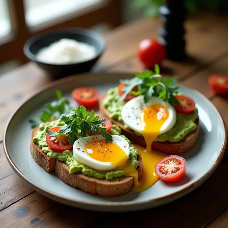 Tostadas de Aguacate y Huevo Trufado: Receta Gourmet en 10 Minutos para Desayunos de Lujo