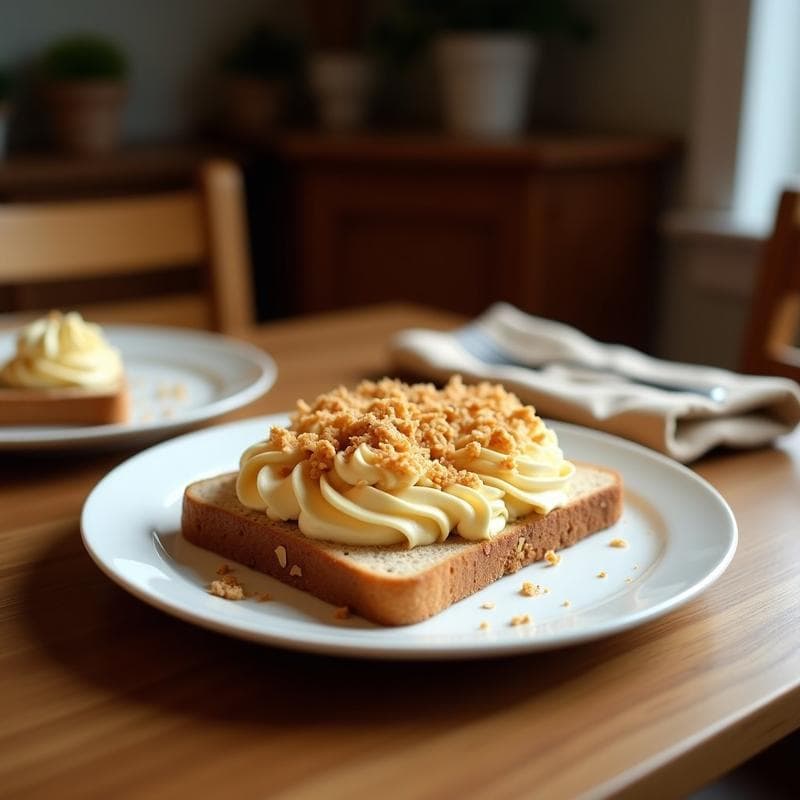 Tostadas de Avena y Coco con Crema de Cacahuete: Receta Sin Horno y Alta en Proteína