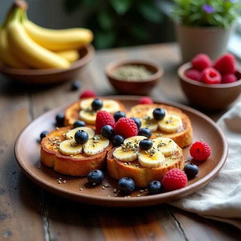 Tostadas de Avena y Plátano con Semillas de Cáñamo: Receta Energética Sin THC y Alta en Omega-3