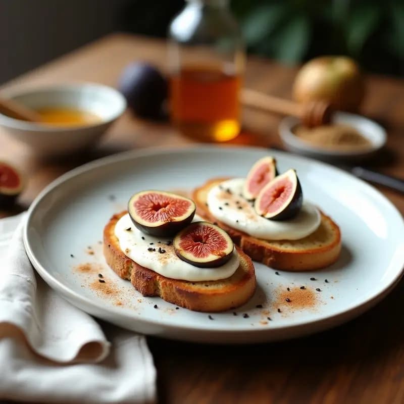 Tostadas de Avena con Yogur y Higos: Desayuno Proteico Sin Azúcar en 10 Minutos
