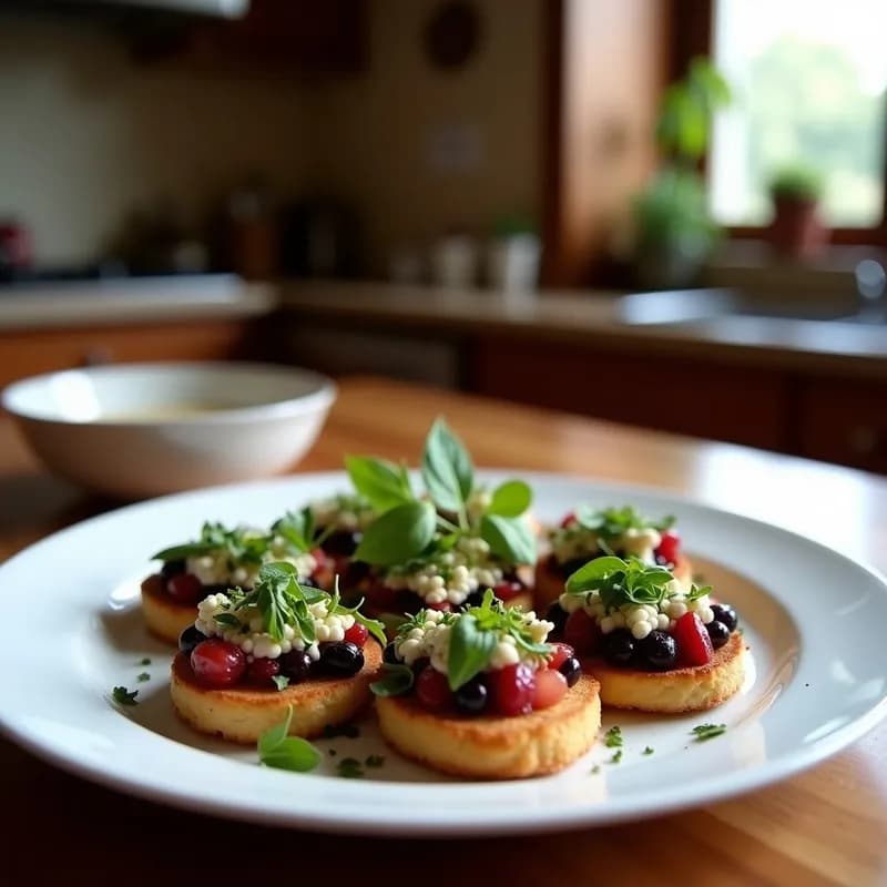 Tostadas de Berenjena y Trufa Negra: Receta Vegana en Airfryer en 15 Minutos