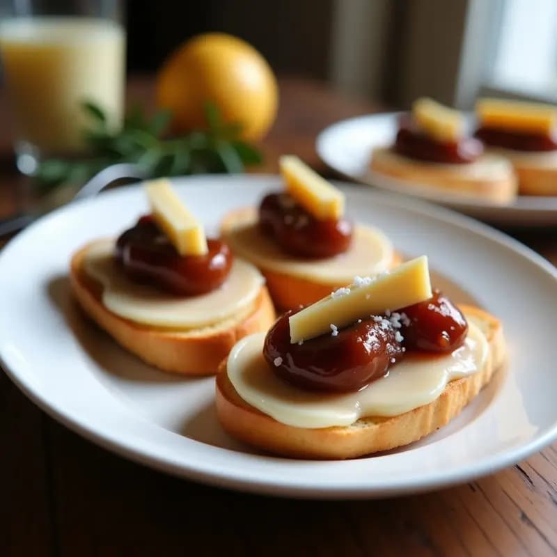 Tostadas de Pan Brioche con Foie Gras y Confitura de Cebolla: Entrante de Lujo