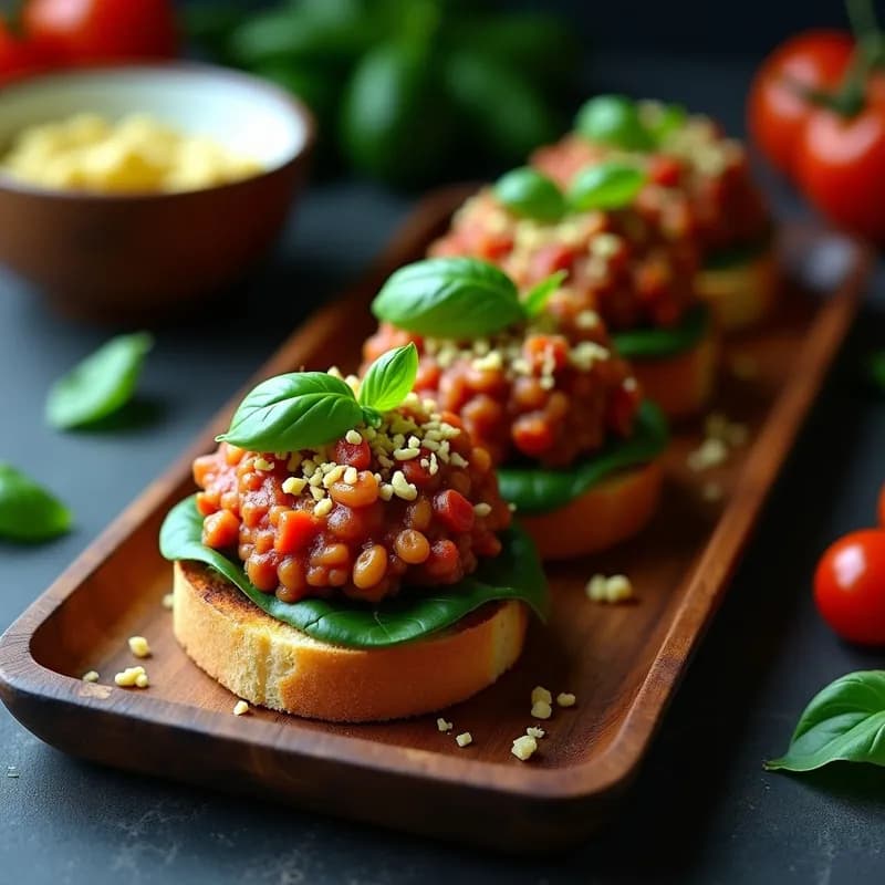 Tostadas de Canelones Veganos: Receta al Horno Sin Pasta y con 5 Ingredientes