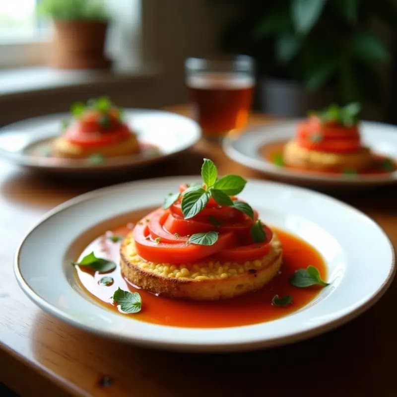Tostadas de Cannellini con Tomate Seco y Albahaca: Receta Vegana en 15 Minutos