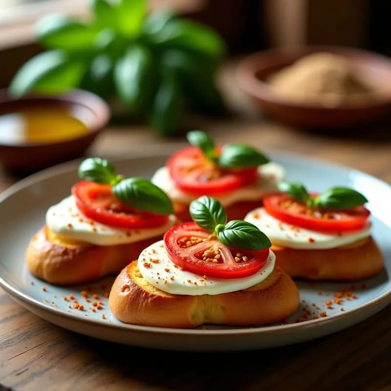 Tostadas Caprese Ahumadas: Receta en Airfryer Crujiente y Sin Aceite